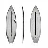 Planches Surf Shortboard Torq ACT Go-Kart Gris Brossé / Noir 2022
