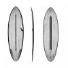 Planches Surf Shortboard Torq ACT Multiplier Gris Brossé / Noir 2022