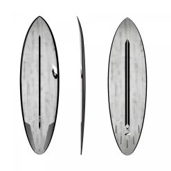 Planches Surf Shortboard Torq ACT Multiplier Gris Brossé / Noir 2022