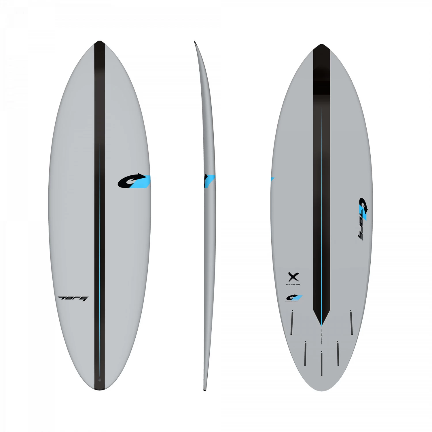 Planches Surf Shortboard Torq ACT Multiplier Gris 2022 1 Planches Surf Shortboard Torq ACT Multiplier Gris 2022