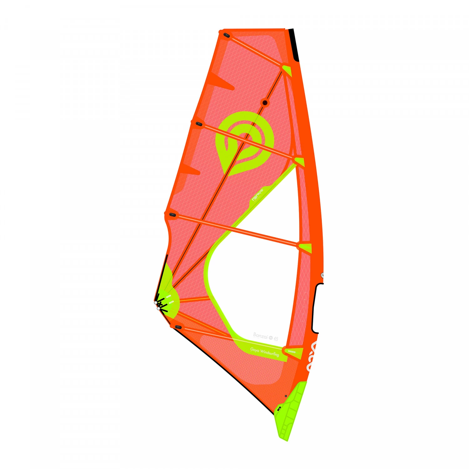 Voiles Windsurf Vague/freestyle Goya Banzai Pro Red 2022 2 Voiles Windsurf Vague/freestyle Goya Banzai Pro Red 2022 – Image 2