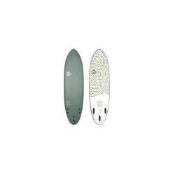Planches Surf En Mousse Softech Brainchild Smoke Green 2022