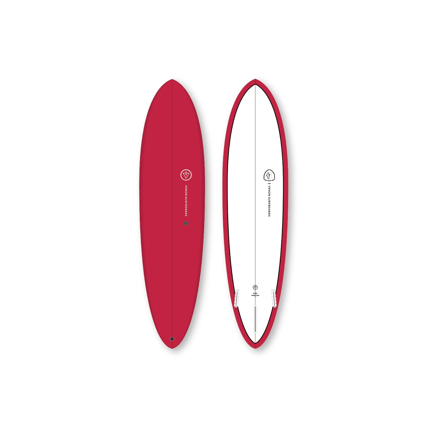 Planches Surf Hybrides Venon Surfboards Egg Pinline Red 2020 1 Planches Surf Hybrides Venon Surfboards Egg Pinline Red 2020