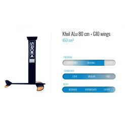 Foils Kitesurf Sroka K-FOIL FREERIDE ALUMINIUM 2019 -Magasin de matériel de surf k foil freeride aluminium 10
