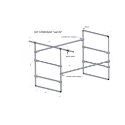 Transport Windsurf Nautix KIT AMÉNAGEMENT FOURGON (SURF/WINDSURF)-fixe 2023