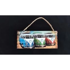 Accessoires Surf Surfpistols Plaque Déco Metal KOMBI