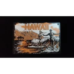 Accessoires Surf Surfpistols Plaque Déco Metal Hawaii
