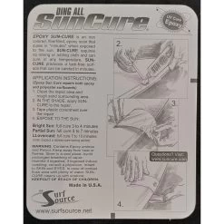 Réparation Windsurf SUN CURE EPOXY MINI TUBE KIT -Magasin de matériel de surf sun cure epoxy mini tube kit 2